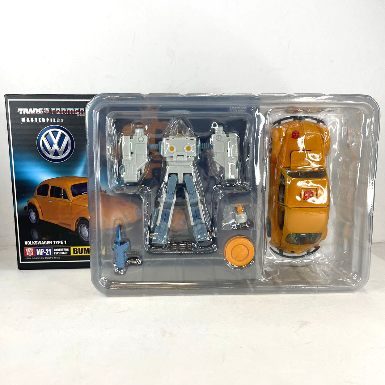 Transformers Masterpiece MP-21 Bumble G1 Volkswagen Type1 Action Figure Toy OPEN