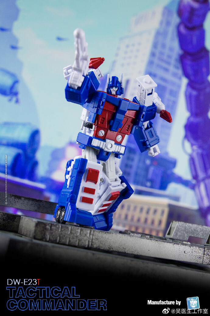 DR. WU DW-E23 Tactical Commander MINI Magnus E23T/E23D/E23B/E23P 6cm Figure
