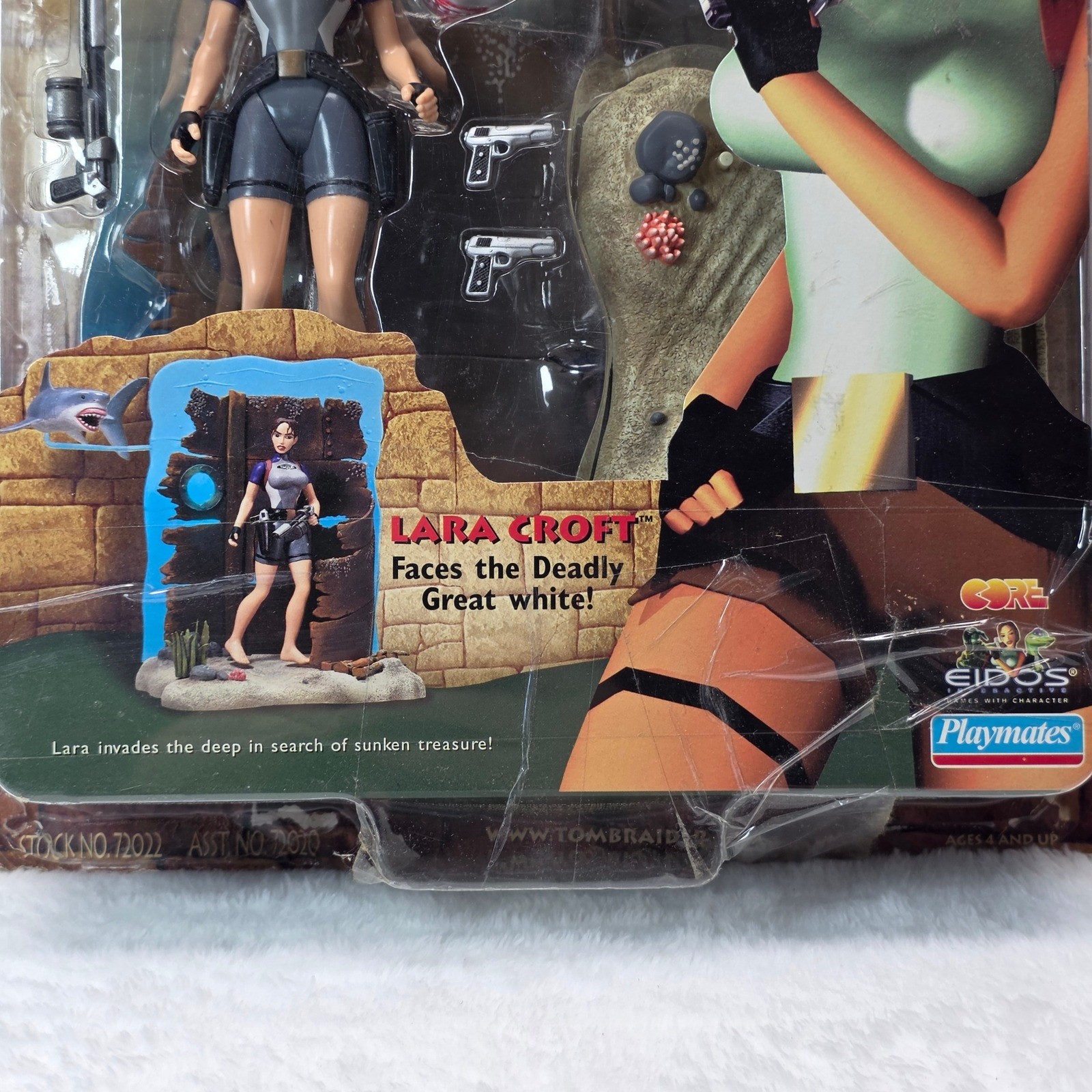 Tomb Raider Adventure Of Lara Croft Deep Sea Shark Action Figure, Playmates 1999