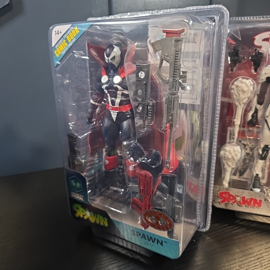 McFarlane Spawn Lot of 3 Spawn 1977 Comic Book Edition +The Deviant Rat City NEW