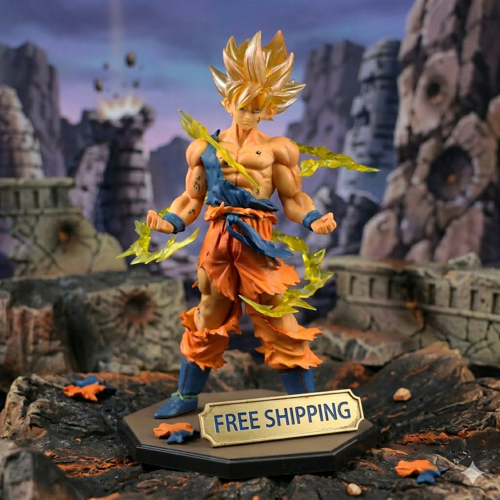 Goku Action Figure Super Saiyan 17cm PVC Model Desk Decoration Display