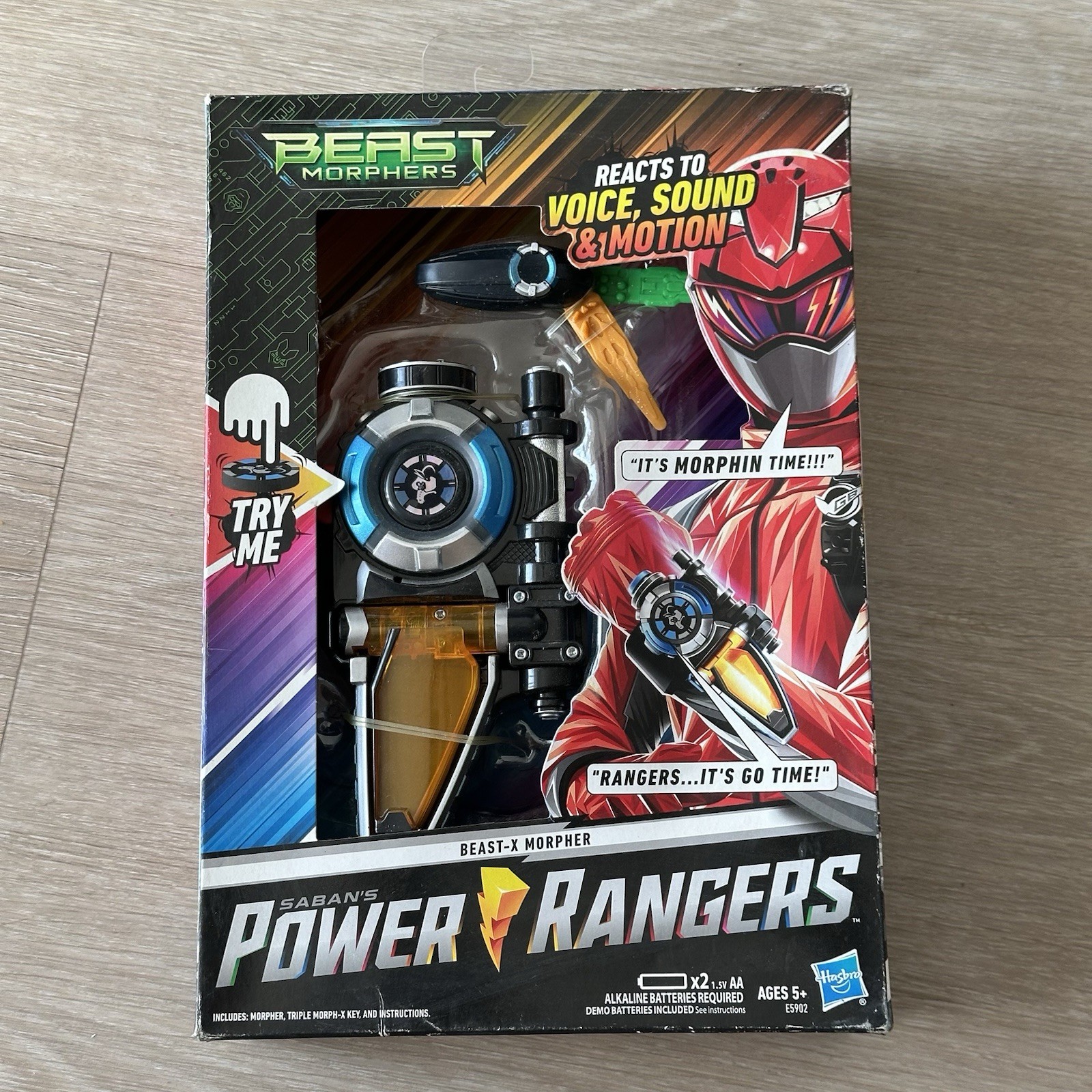 Saban&rsquo;s Power Rangers Beast Morphers Beast-X MORPHER Hasbro 2018 NEW Sealed RARE