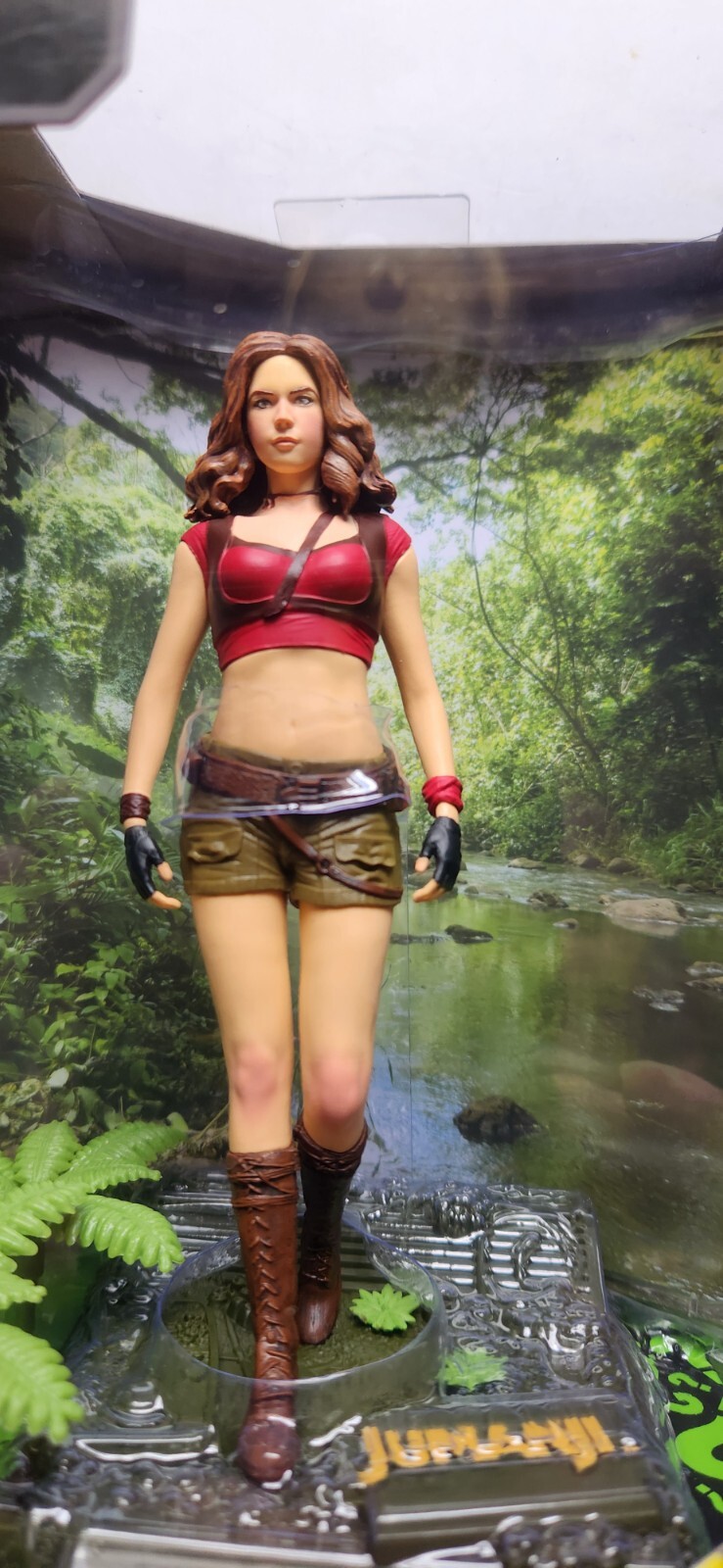 McFarlane Movie Maniacs Jumanji Ruby Roundhouse (2023) 6&Prime; Limited Collectible