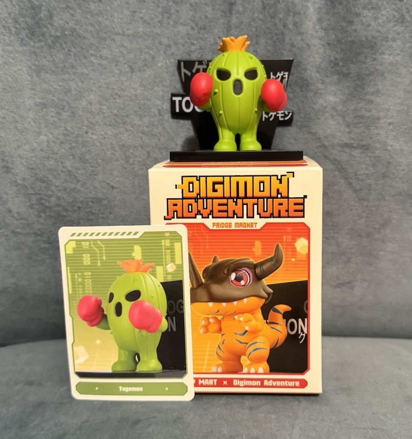 Pop Mart Digimon Adventure Fridge Magnet Series Figure Unopen Blind Box -Togemon