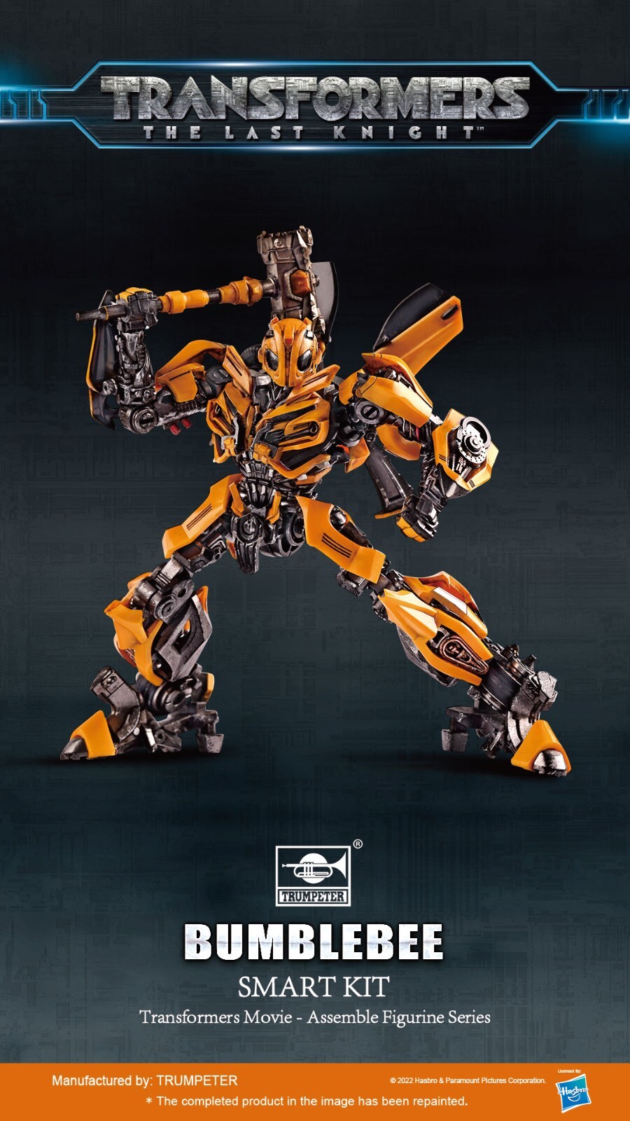 Transformers Bumblebee Camaro Figure Model Kit Pre Painted
