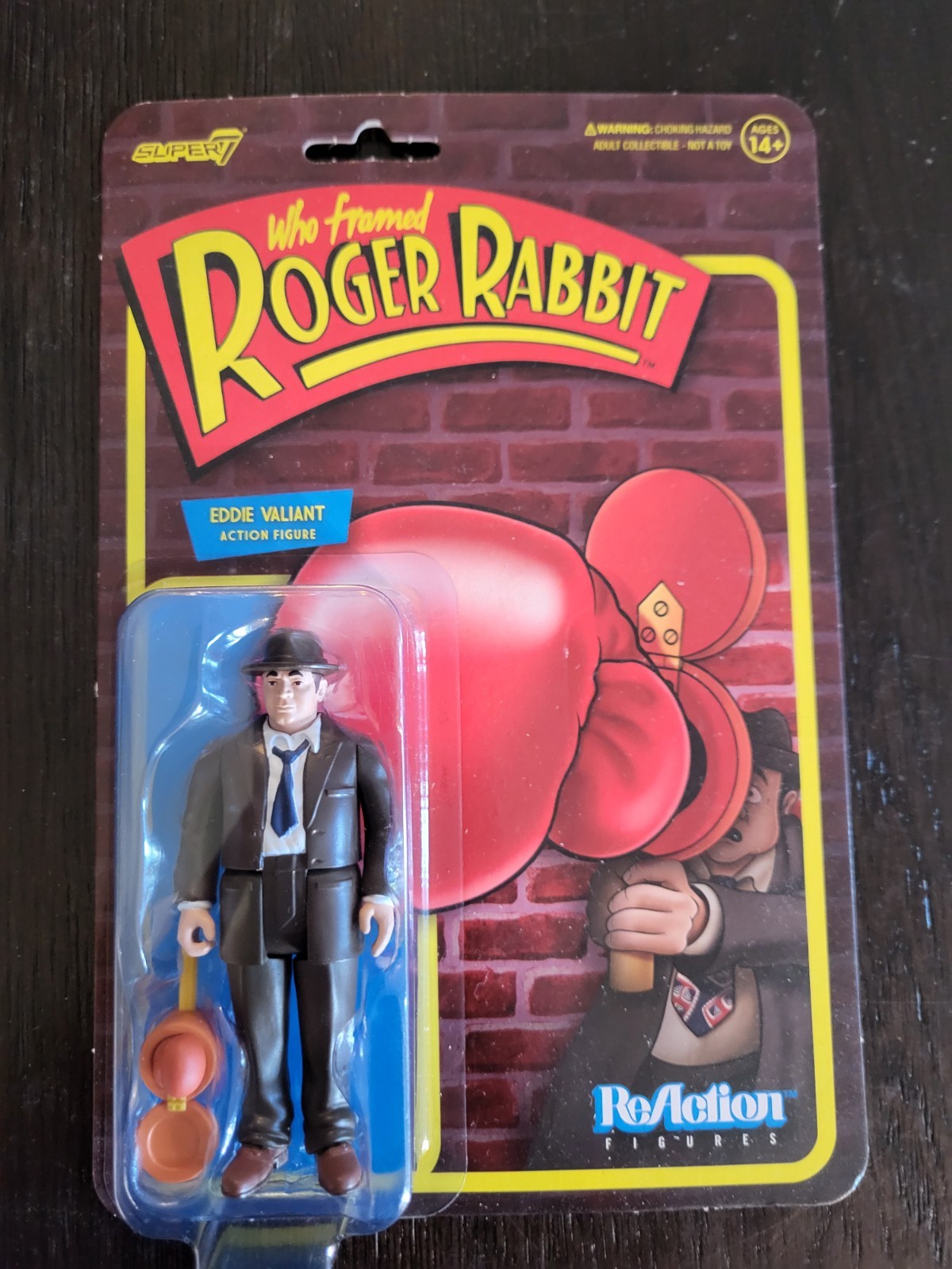 Eddie Valiant 2023 3.75&Prime; Super 7 ROGER RABBIT ReAction NEW MOC