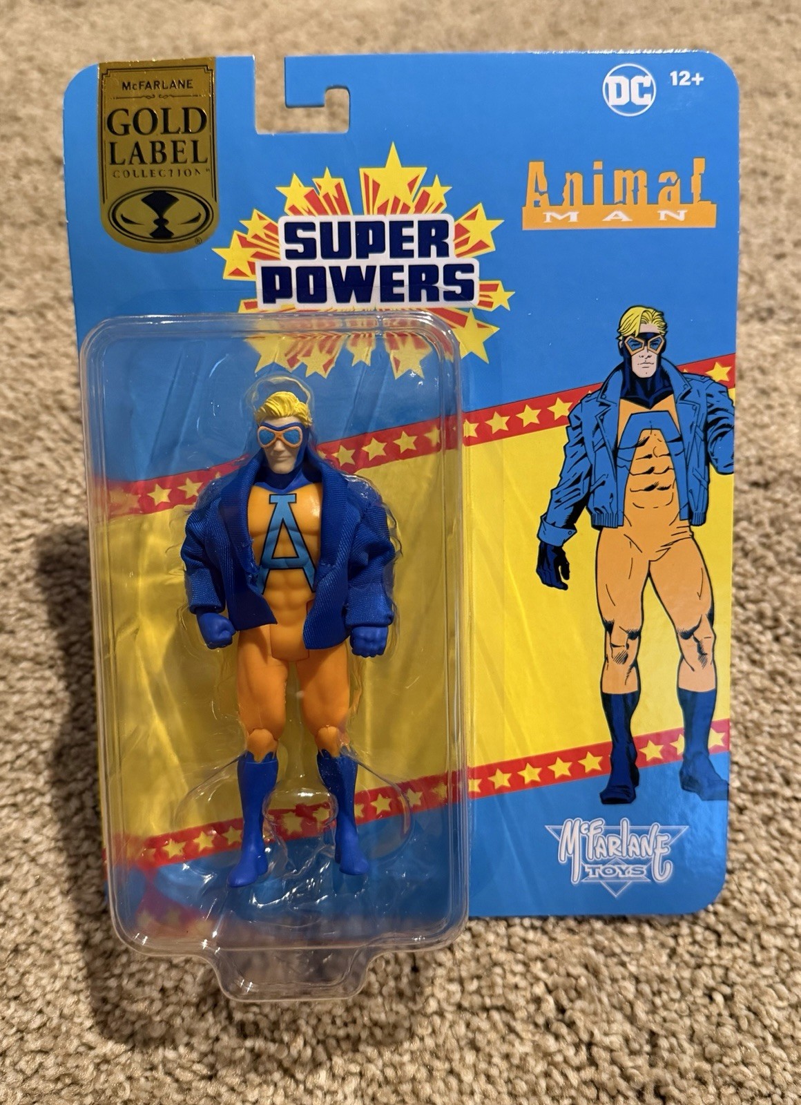 McFarlane Toys – SUPER POWERS – ANIMAL MAN – McFarlane Gold Label Collection