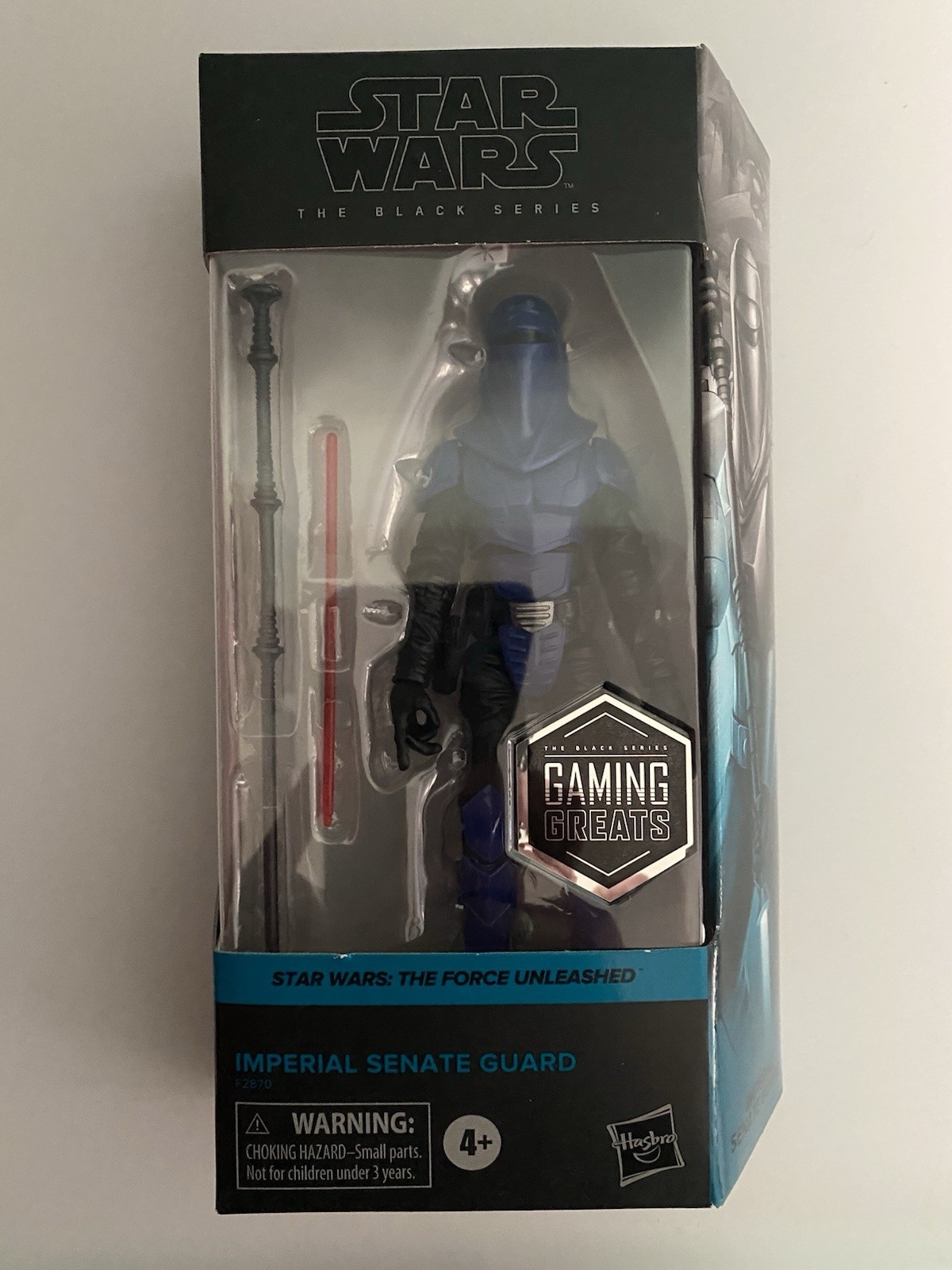 SWTBS Gaming Greats 6&Prime; Imperial Senate Guard action figure, NIB