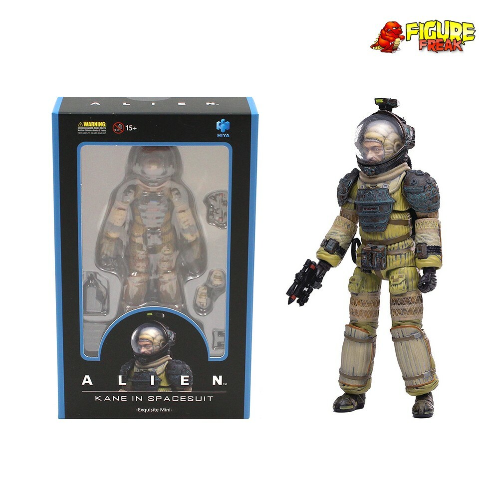 Hiya Toys Alien 1979 Movie Kane in Spacesuit 4.5&Prime; Action Figure 1:18 Scale