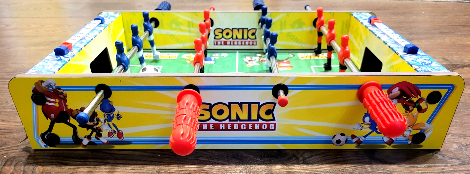 Sonic The Hedgehog Foosball Table Top Edition Shoot & Score Action W/ Ball 18×12