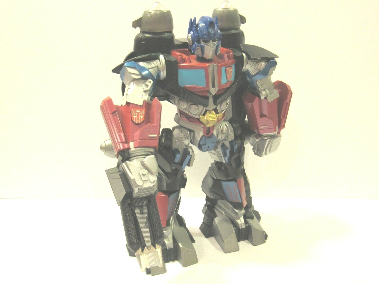 2008 Hasbro 12&Prime; OPTIMUS PRIME Transformers Mega Power Bot Kid Toy Sounds TESTED