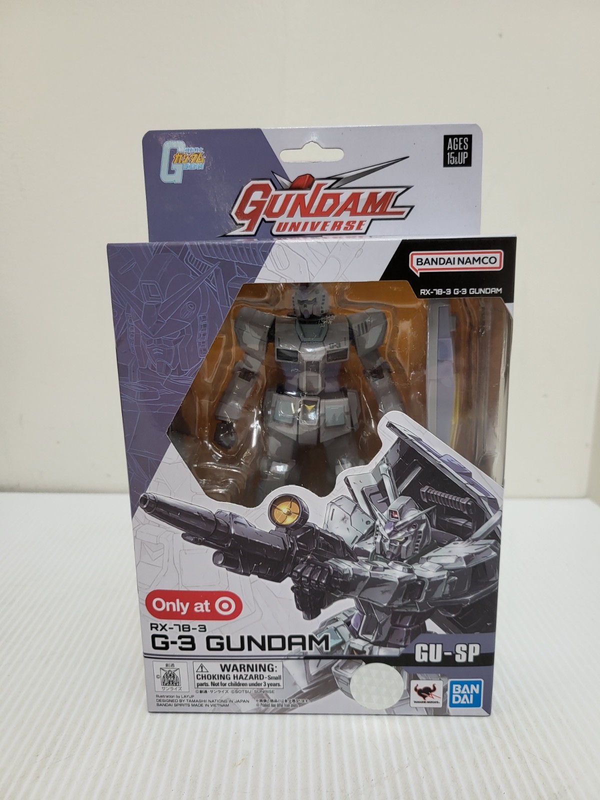 GU-SP Bandai Gundam Universe Target Exclusive RX-78-3 G-3 Gundam 6&Prime; Figure