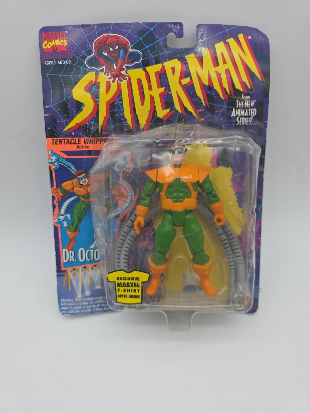 Marvel Entertainment Spider-man Dr. Octopus with Tentacle Whipping Action Figure