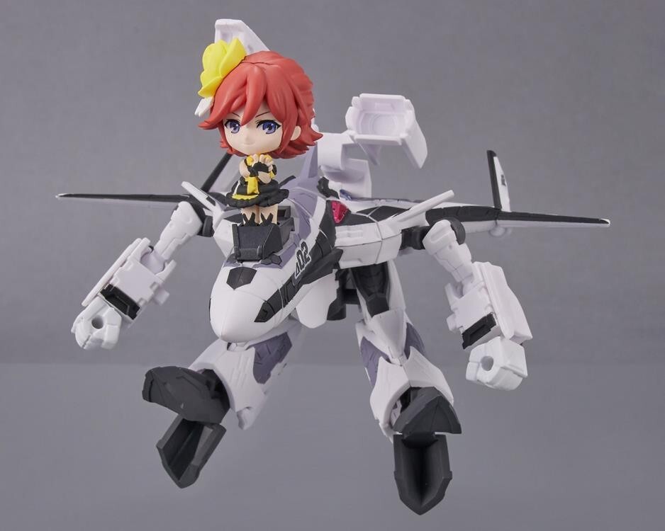 BANDAI Tiny Session VF-31J Siegfried with Kaname Buccaneer Macross (US In-Stock)
