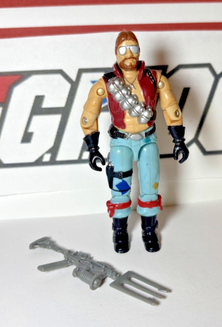GI Joe Monkey Wrench 1986 v1 *100% COMPLETE, Near Mint!* Dreadnok Monkeywrench