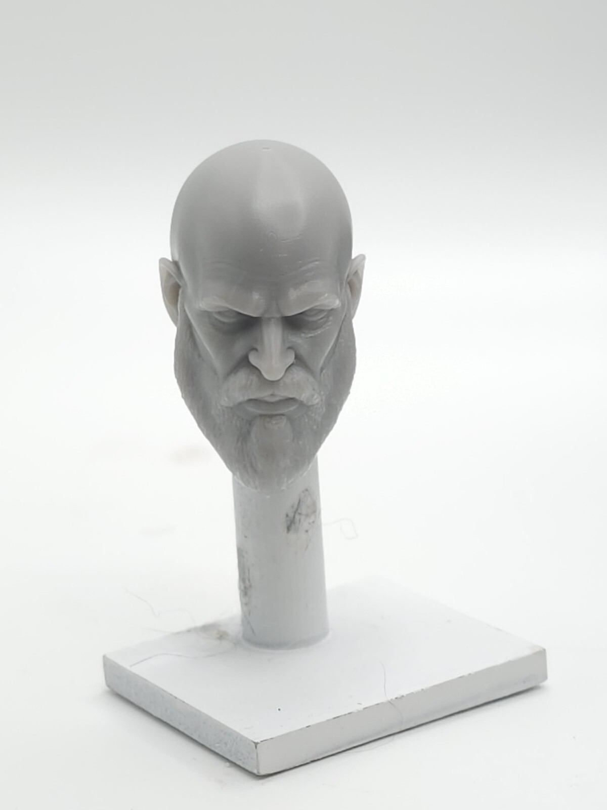 3d Printed War God KRATOS HEAD 1:12 6&Prime; GI Joe Classified/Marvel Legends