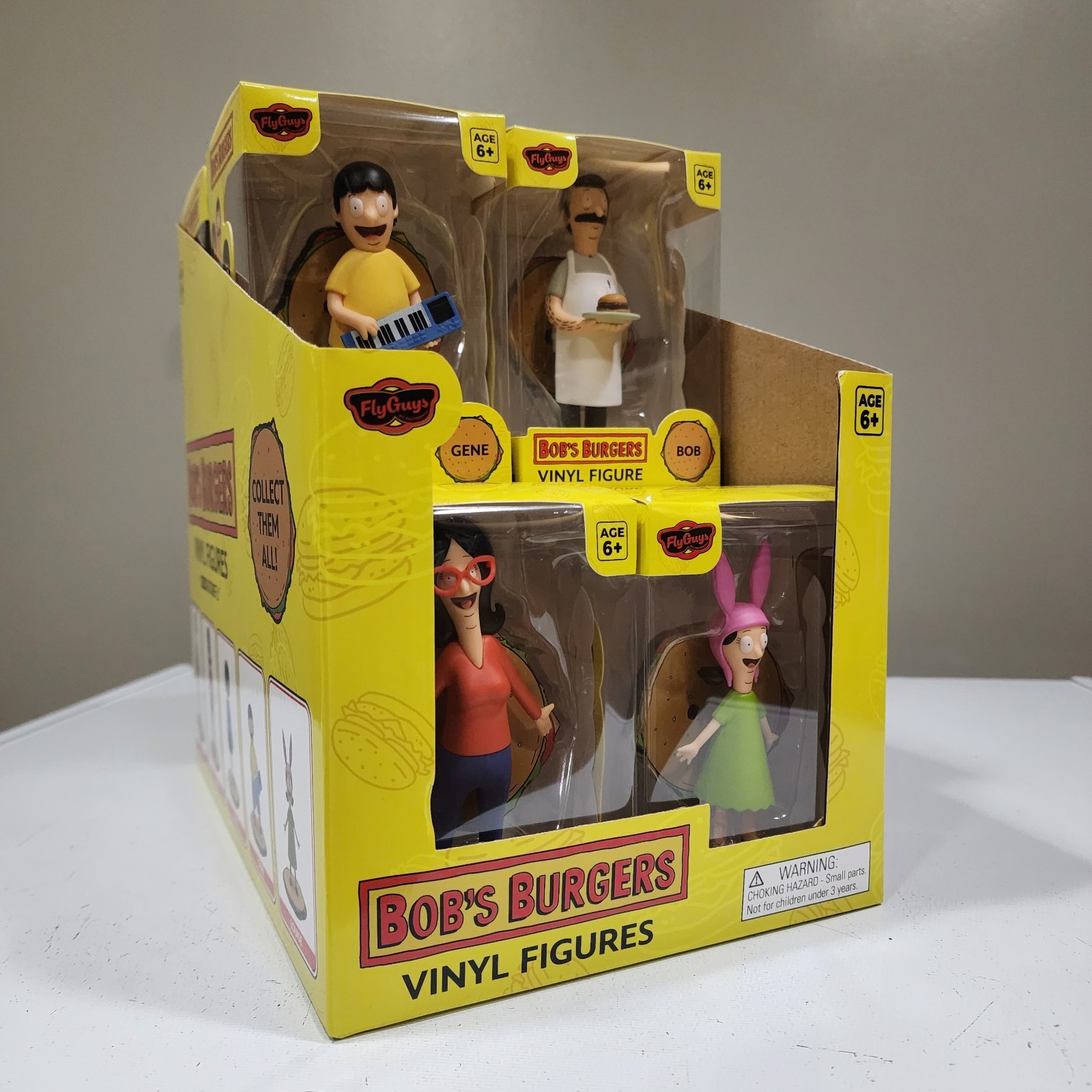Bob&rsquo;s Burgers Set Of 5 Tina Louise Gene Linda Bob 4&Prime; Figures Culturefly Display