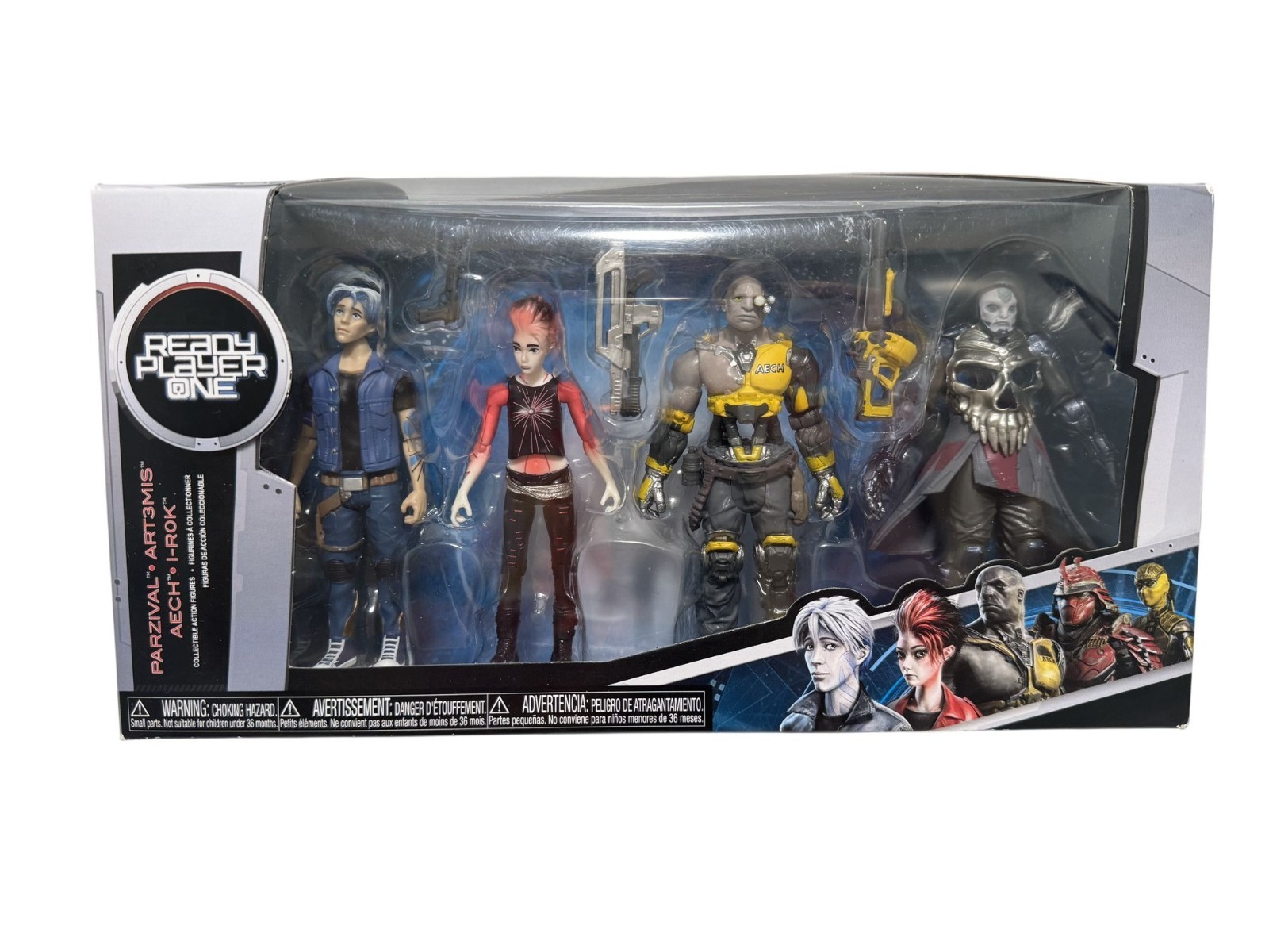 Funko Ready Player One Action Figure Set Parzival Artemis Aech I-Rok