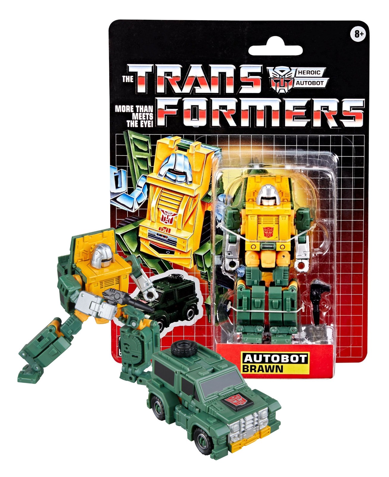 Transformers More Than Meets the Eye Autobot Brawn 5&Prime; Figure Mint on Card