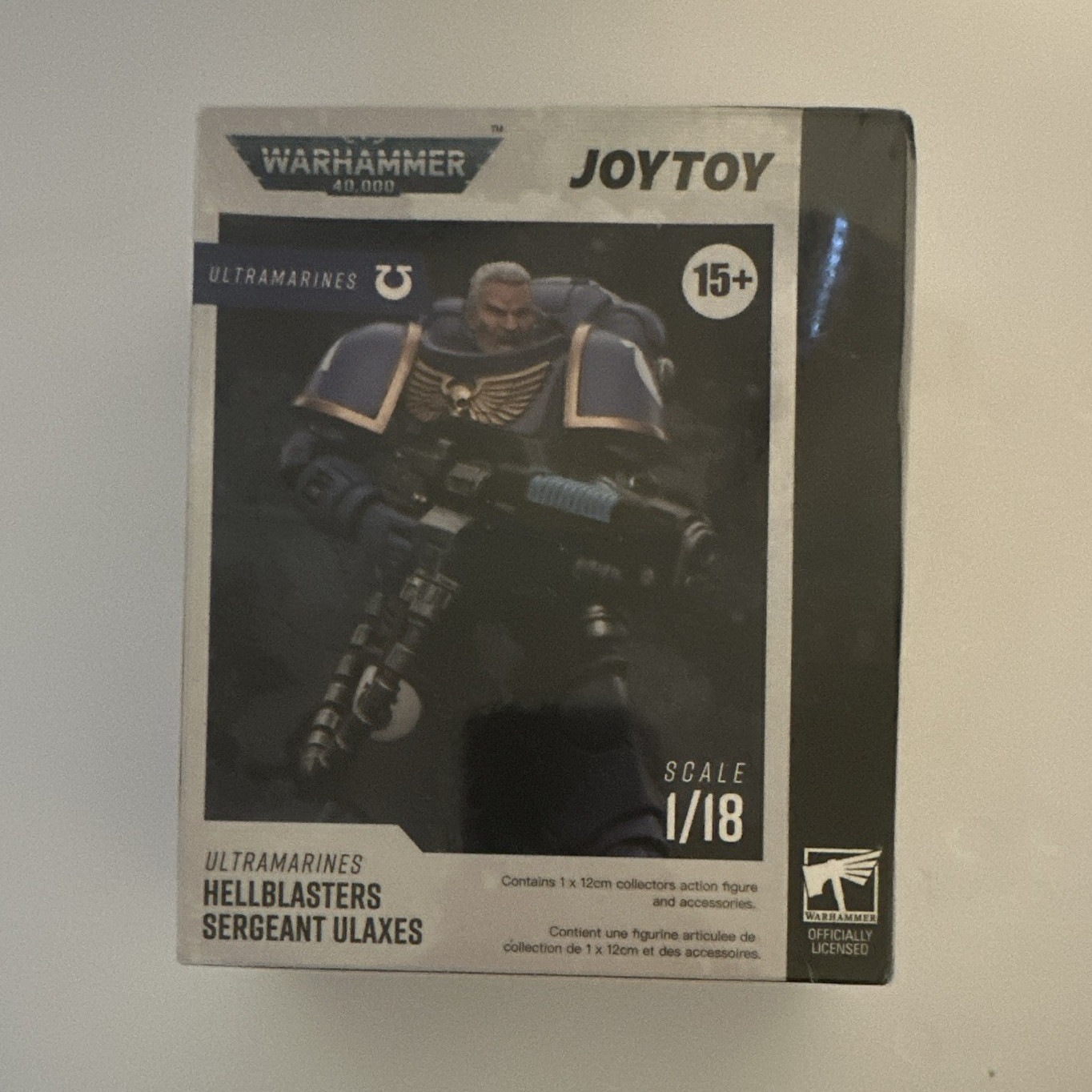 JOYTOY Warhammer 40,000 Ultramarines Hellblasters Sgt Ulaxes 1:18 Figure