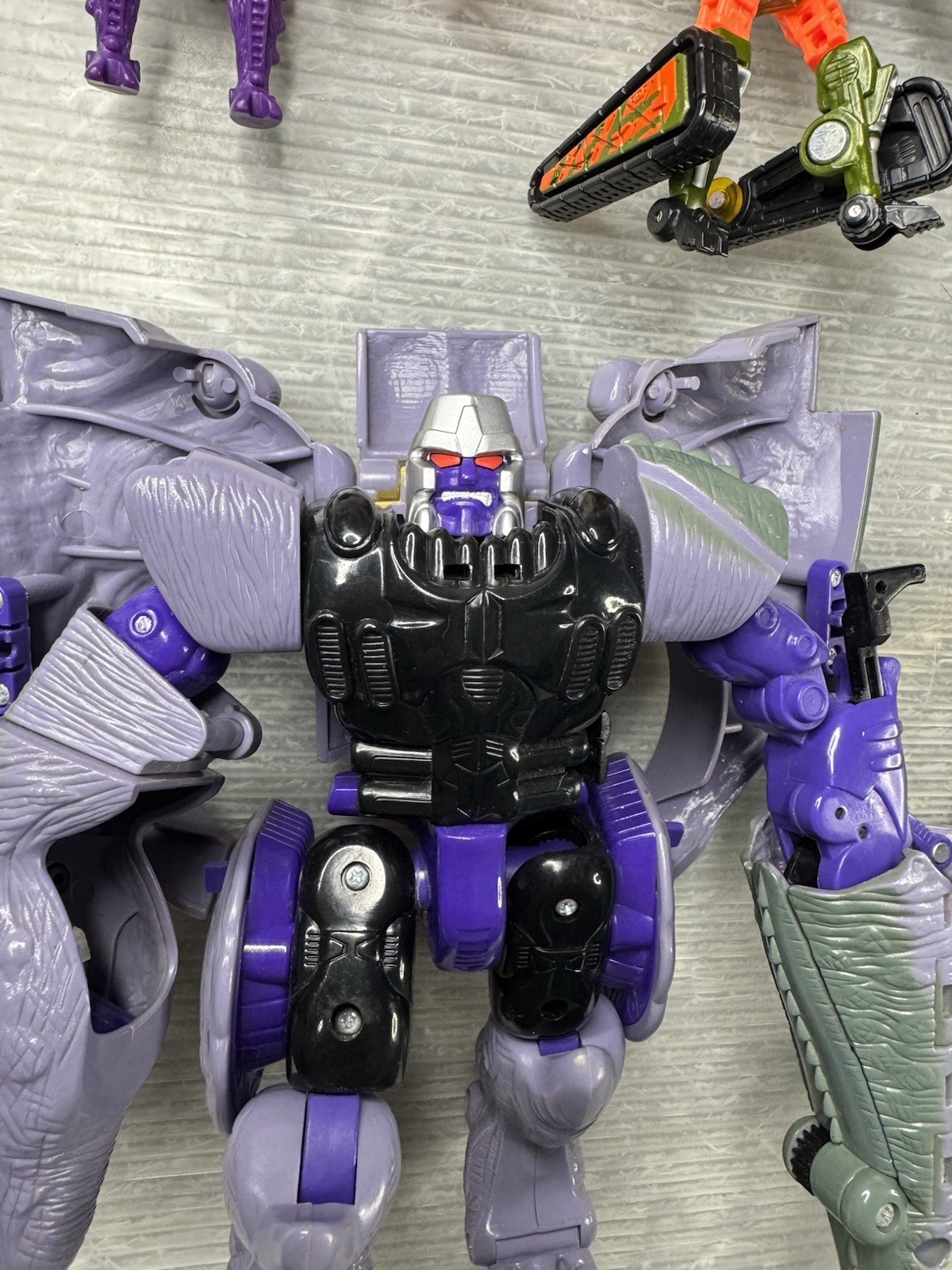 TRANSFORMERS Beast Wars Transmetal FIGURE LOT/7 Megatron Predacon Scavenger &&&