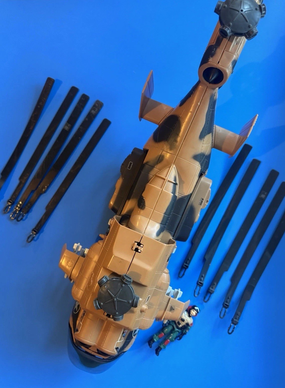 1986 Hasbro G.I. Joe Tomahawk Helicopter 98% Complete. No Mic, Hook. CANADA Rare
