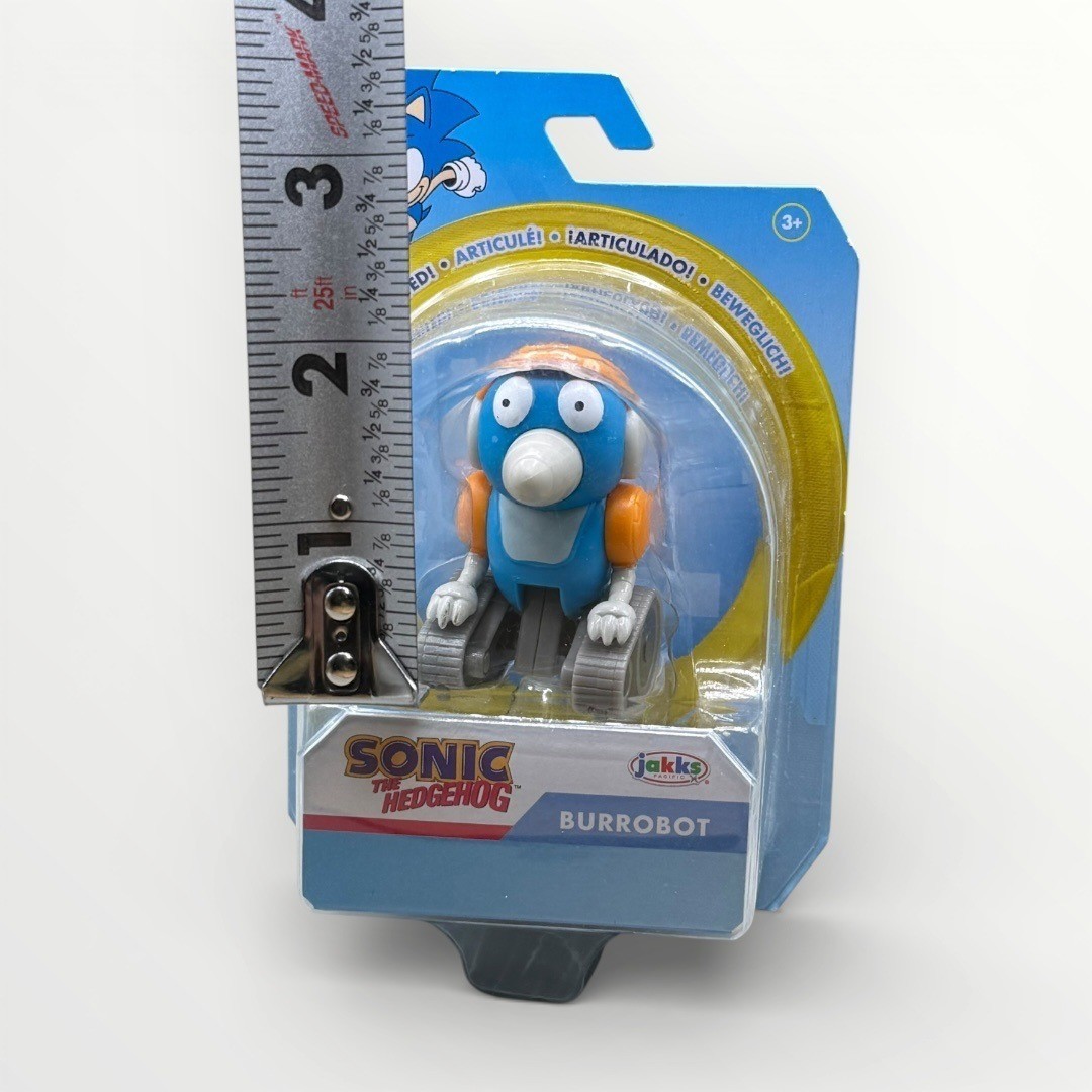 Sonic the Hedgehog Burrobot 2.5&Prime; Figure Jakks Pacific Sealed New on Card