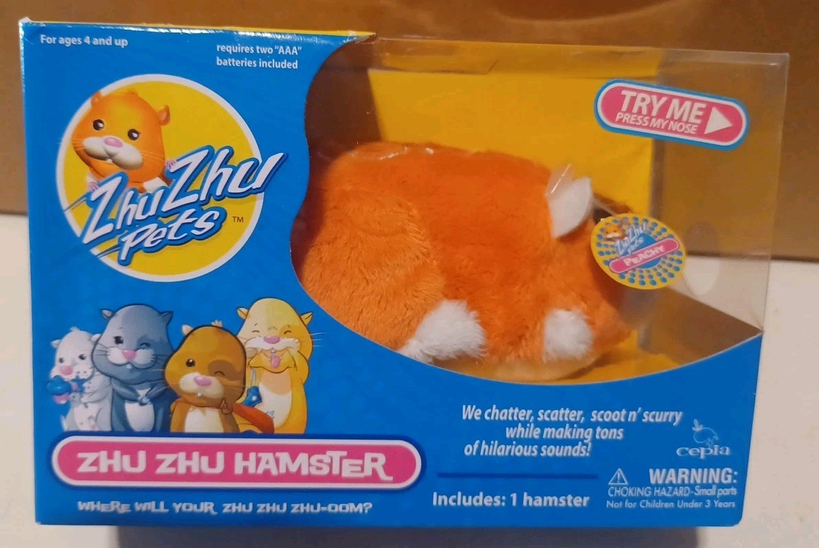 Zhu Zhu Pets Hampster Peachy Pink Cepia ? Animal Kids Toy