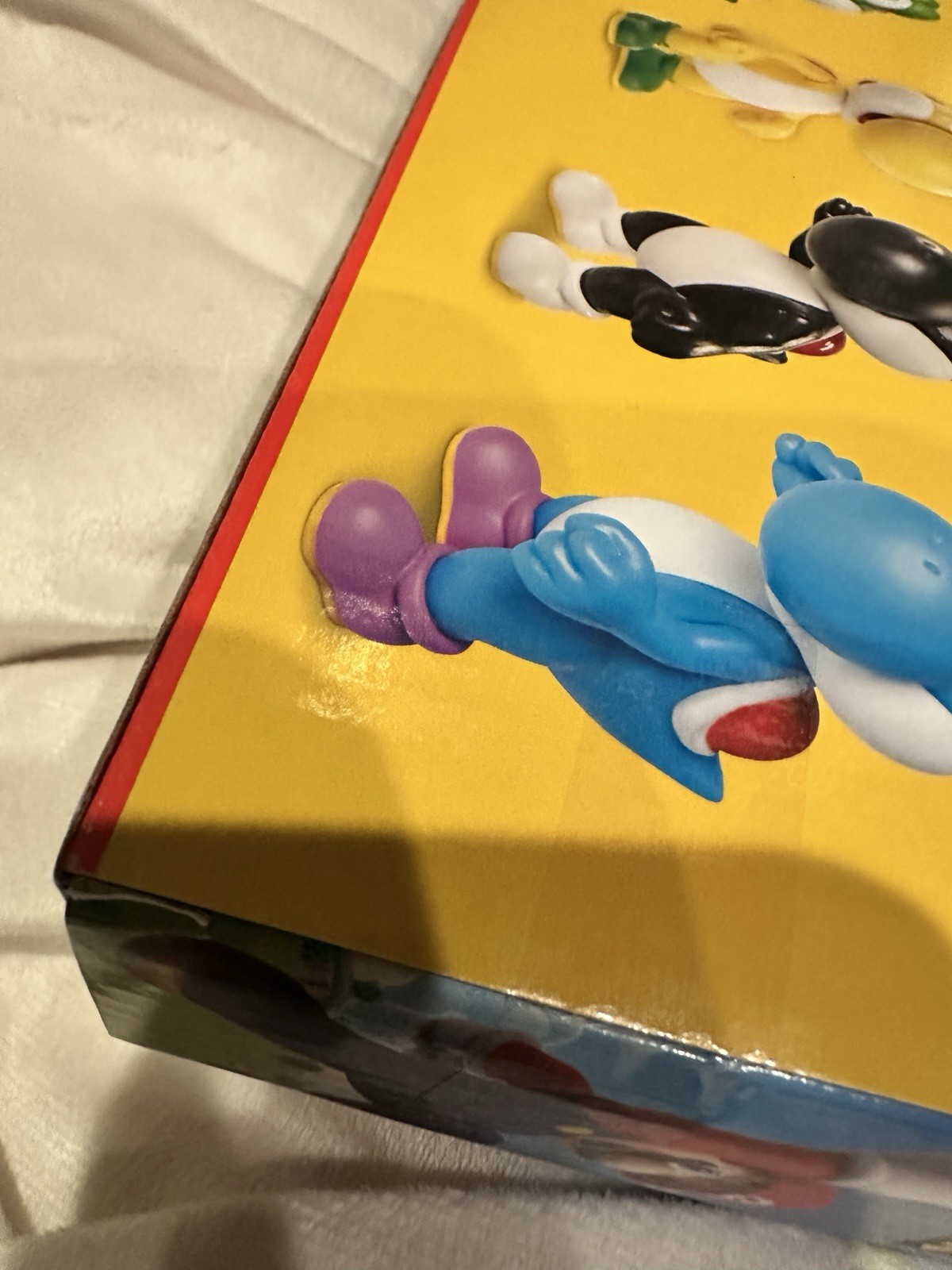 SUPER MARIO YOSHI MULTI PACK GREEN BLUE WHITE YELLOW AND BLACK 5 PACK NINTENDO
