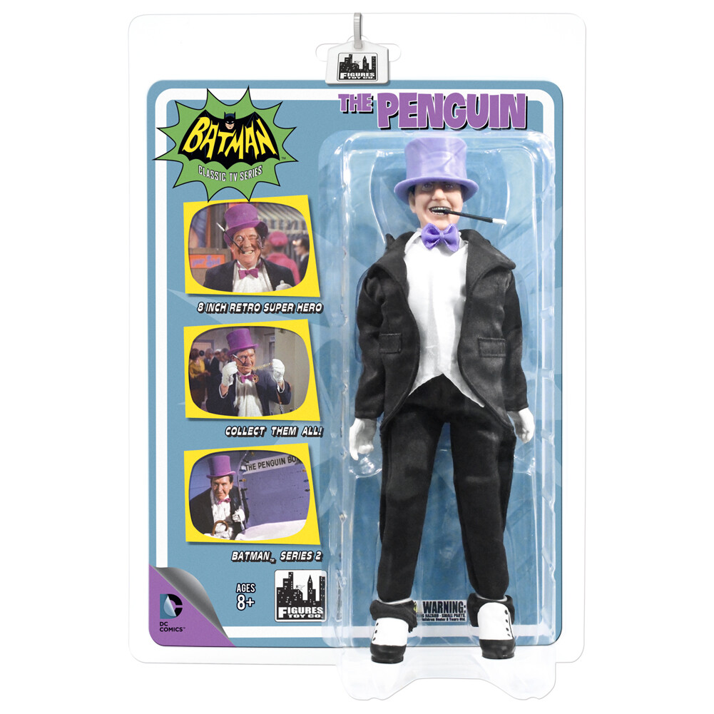 Batman 66 Classic TV Show Retro Style 8 Inch Figures Series 2: The Penguin