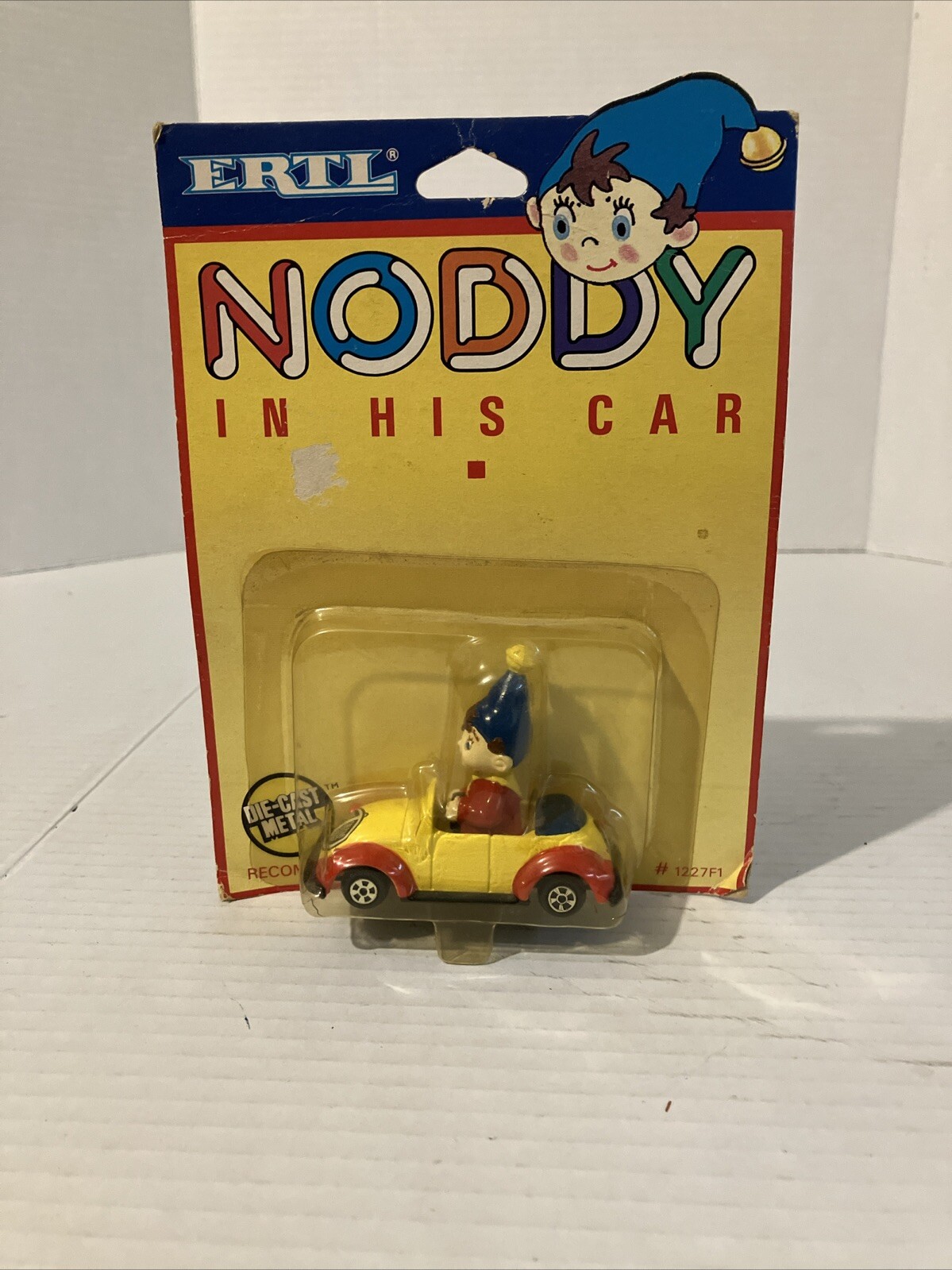 ERTL Noddy In His Car Die Cast Metal Vintage Toys 1985 No 1196