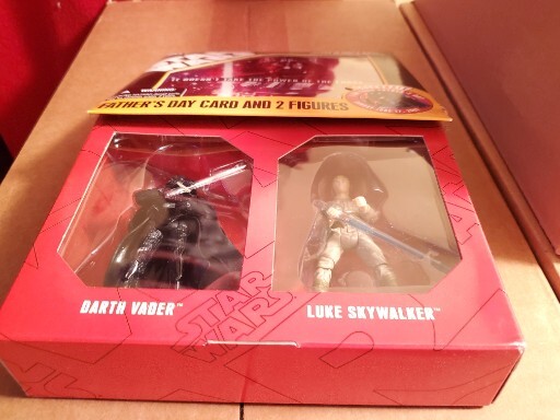 2007 STAR WARS Darth Vader & Luke Skywalker 30th Anniversary Father&rsquo;s Day 2-Pack