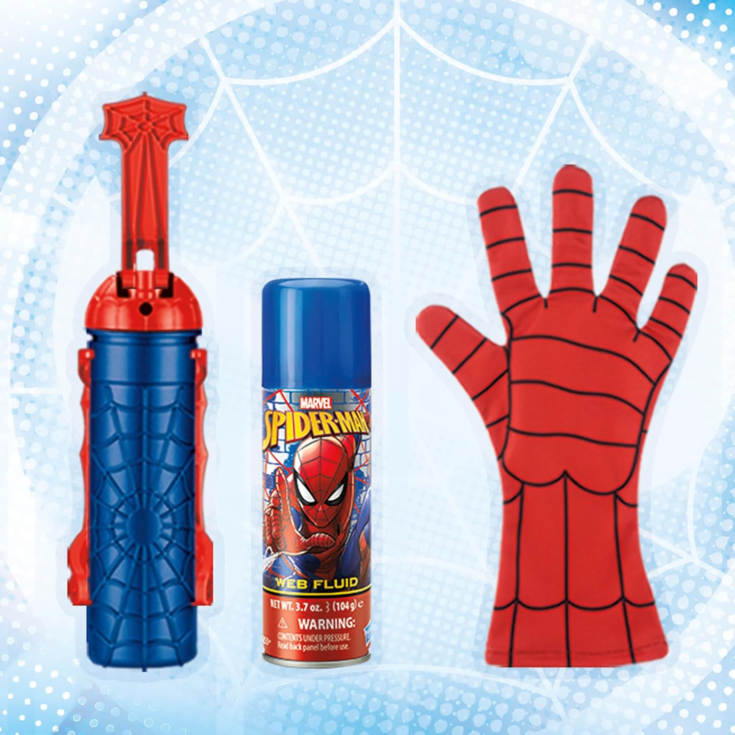 Marvel Spider-Man Super Web Slinger, 2-In-1 Shoots Webs or Water, Web Shooter To