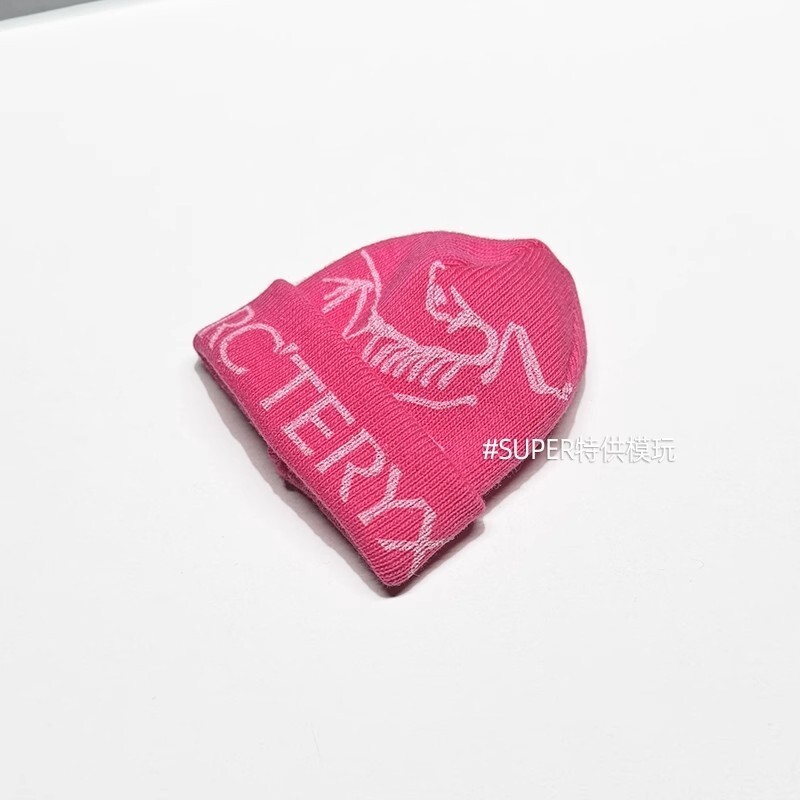 1/6 pink Elasticity Knitting Hat Model Toys Fit 12&Prime; TB Unisex Action Figure Head