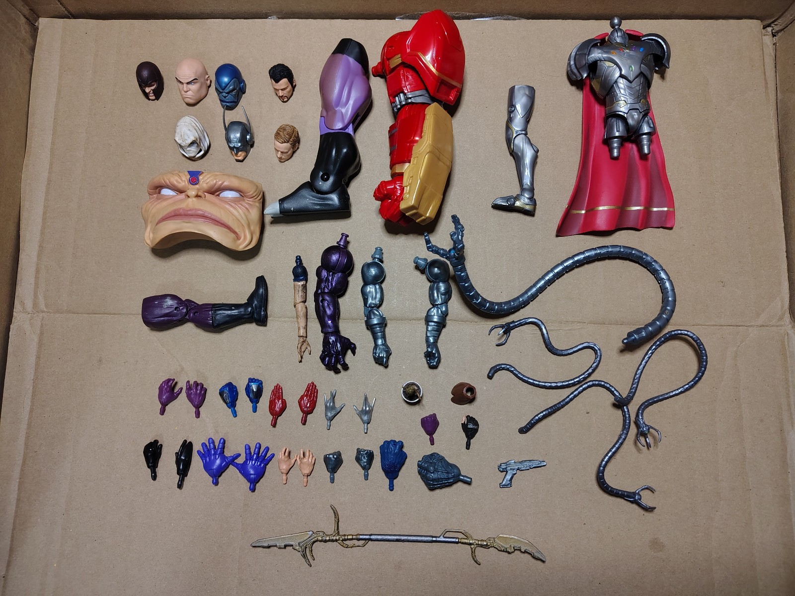 Marvel Legends Parts Accessories Lot Heads Hands Legs BAF Hulkbuster Ultron
