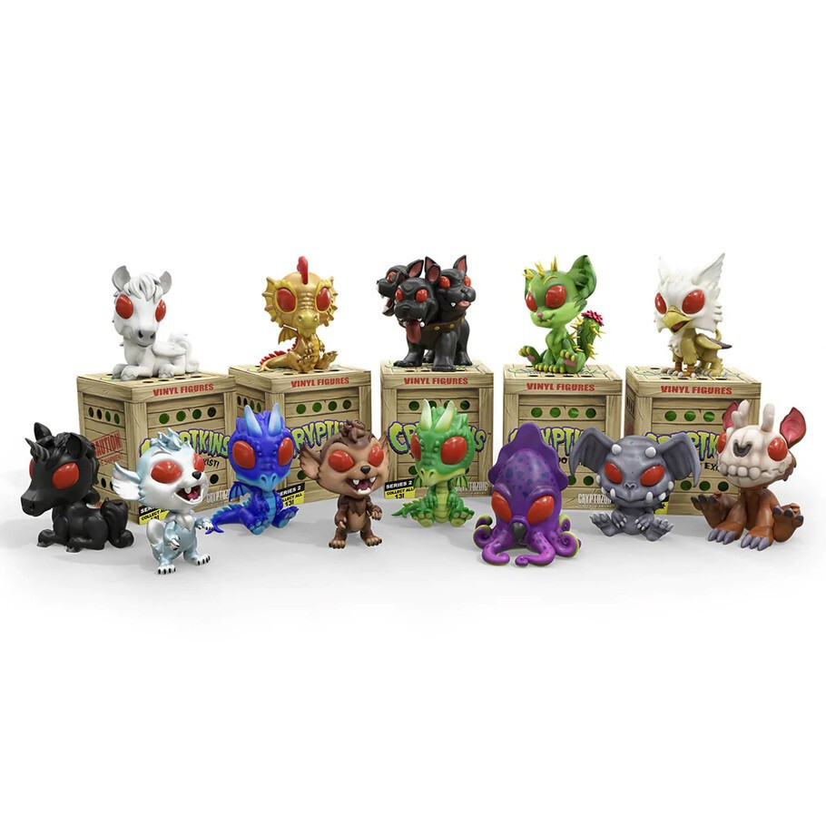 New CRYPTKINS SERIES 2 VINYL FIGURES UNOPENED CASE OF 12 MYSTERY MINIS BLIND BOX