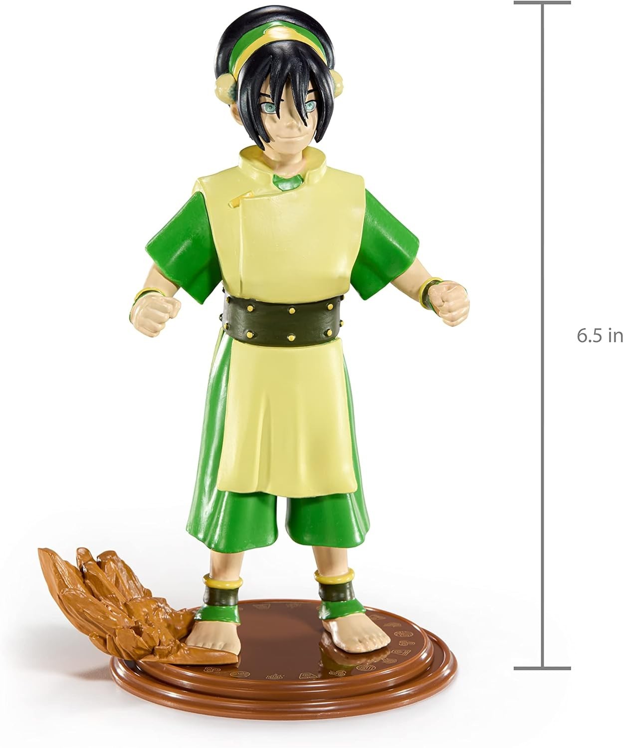 BendyFigs The Noble Collection – Avatar The Last Airbender Toph 6.5-inch Figure