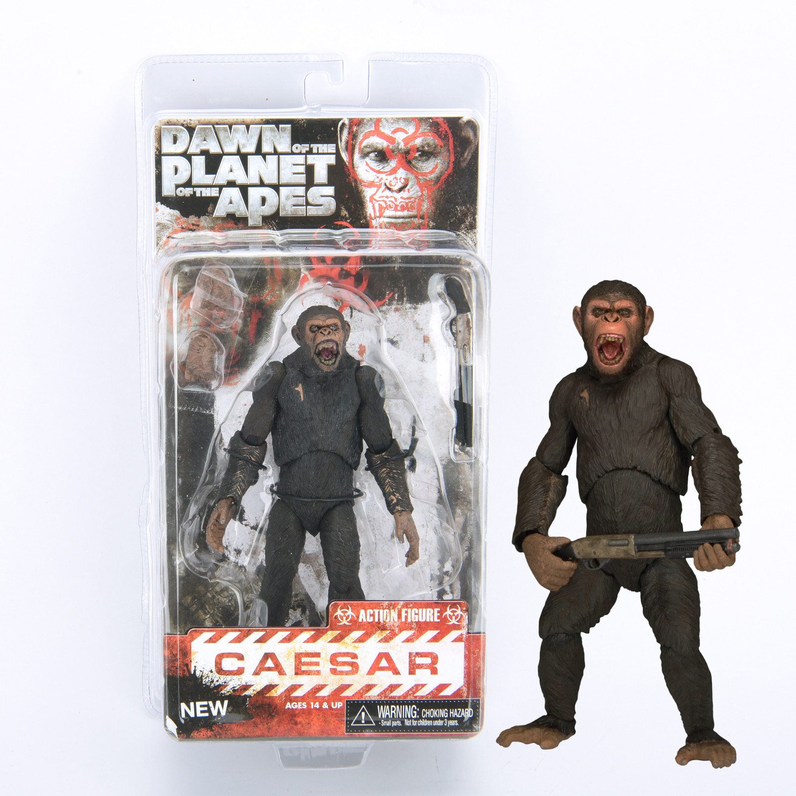 Dawn of The Planet of The Apes Caesar 5.5&Prime; Action Figures Toys Gift New In Box