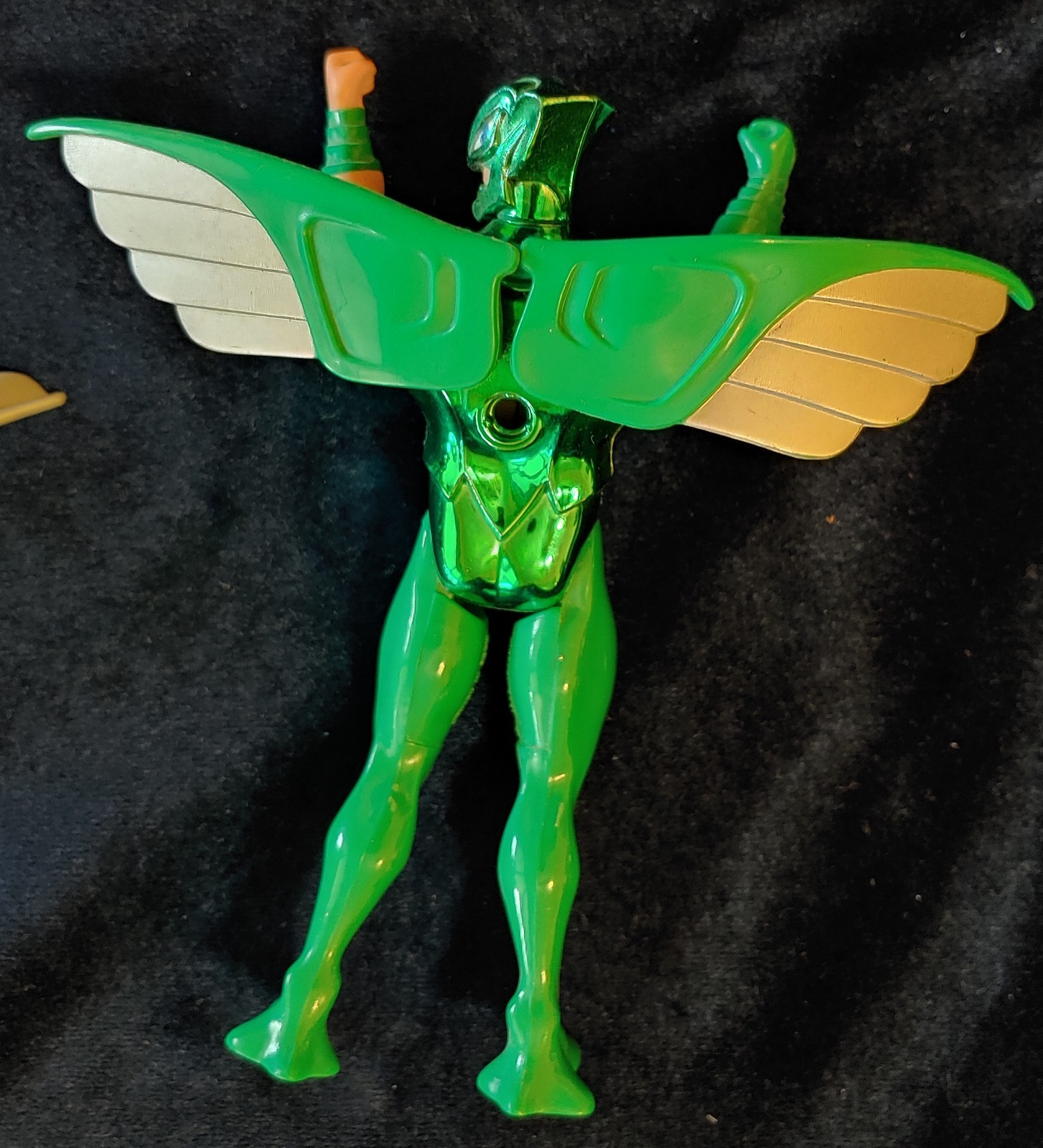 Vintage 1986 Kenner Silverhawks Flashback Figure Complete w/ Backlash Bird