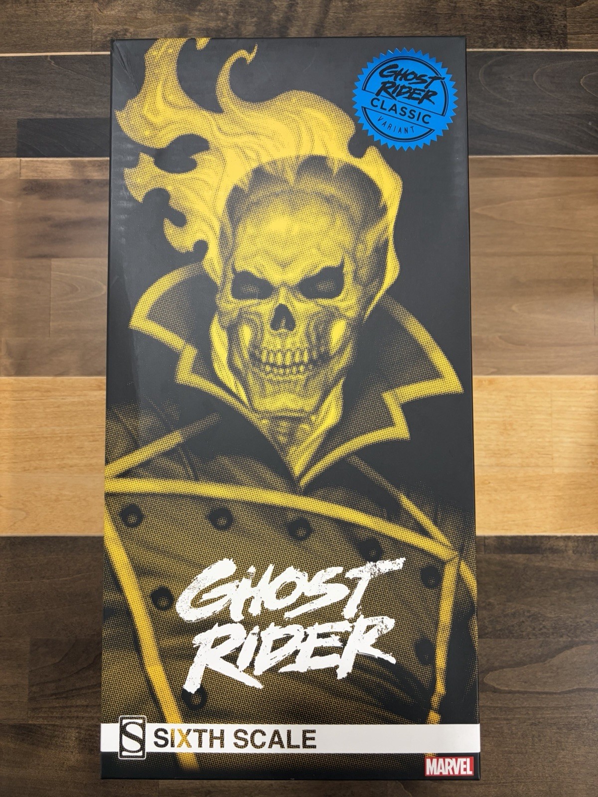 Sideshow Collectibles Ghost Rider Classic Variant 1/6 Scale Figure Marvel Blue