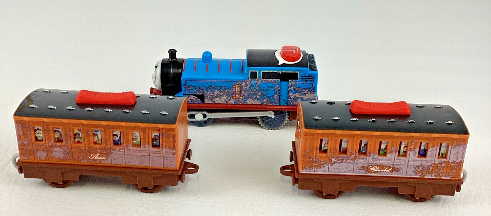 Thomas & Friends Trackmaster Greatest Moments Muddy Train Clarabel Annie Mattel