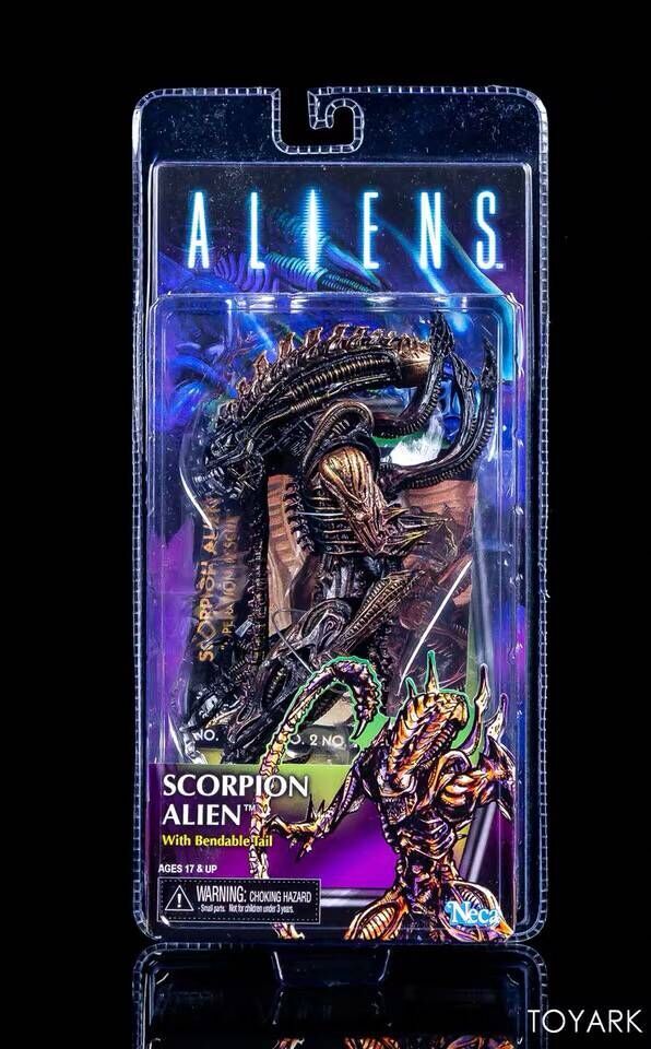 NECA Scorpion Alien w Bendable Tail 7&Prime; Action Figure Series 13 Aliens Collection