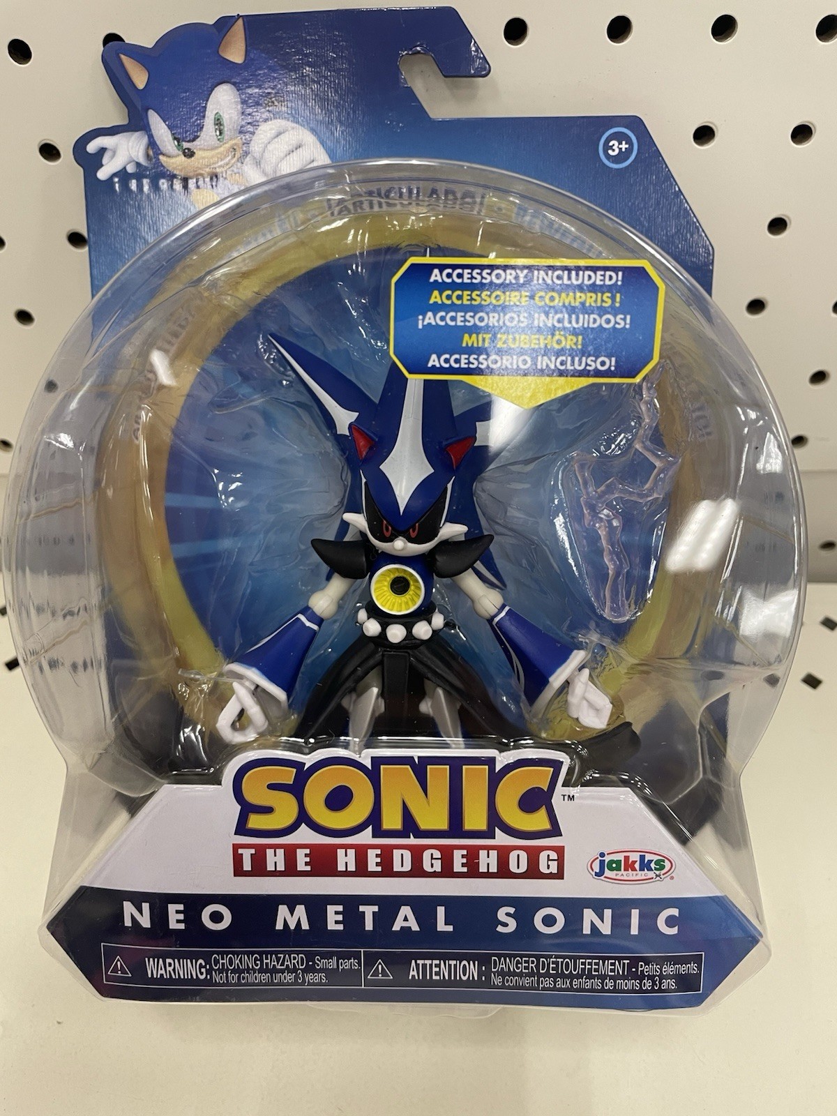 Brand New Jakks Pacific Sonic The Hedgehog Neo Metal Sonic 4 inch Action Figure