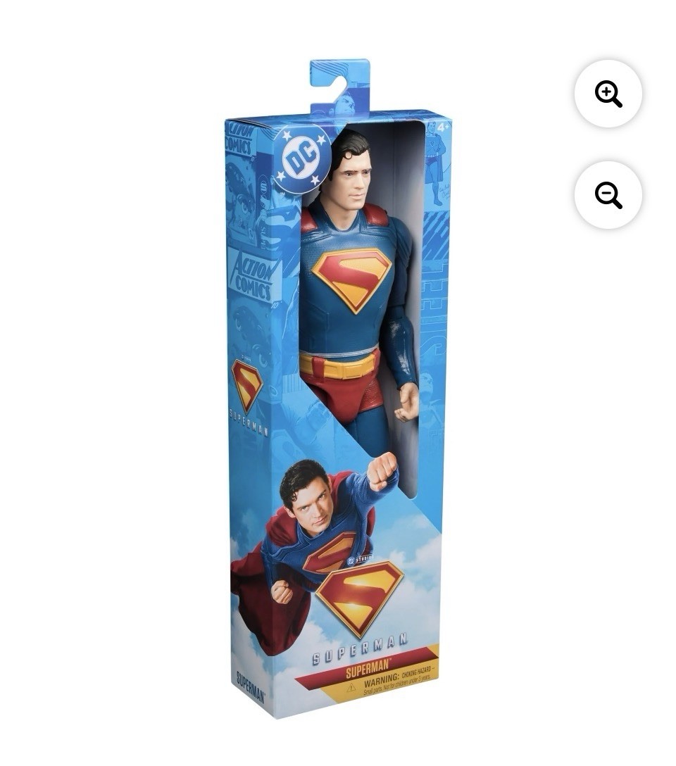 DC Comics SUPERMAN, 12-inch Superhero Action Figure, for Ages 4 and up