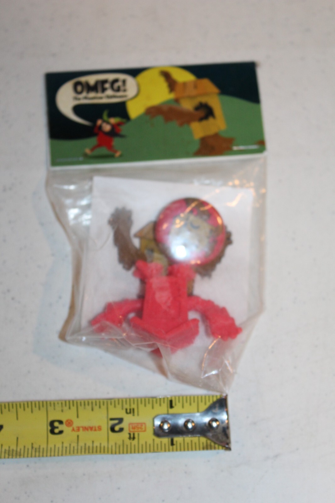 OMFG October Toys Mini Figure Series 1 Phantom Outhouse AP Hot Pink Button MISP