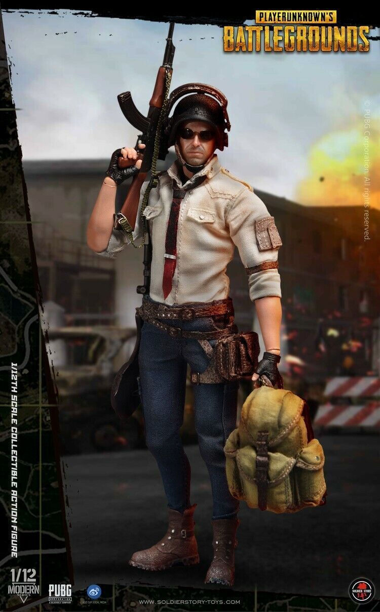 Soldier Story SSG-001 PUBG PlayerUnknown&rsquo;s Battlegrounds 1/12 Action Figure Gift