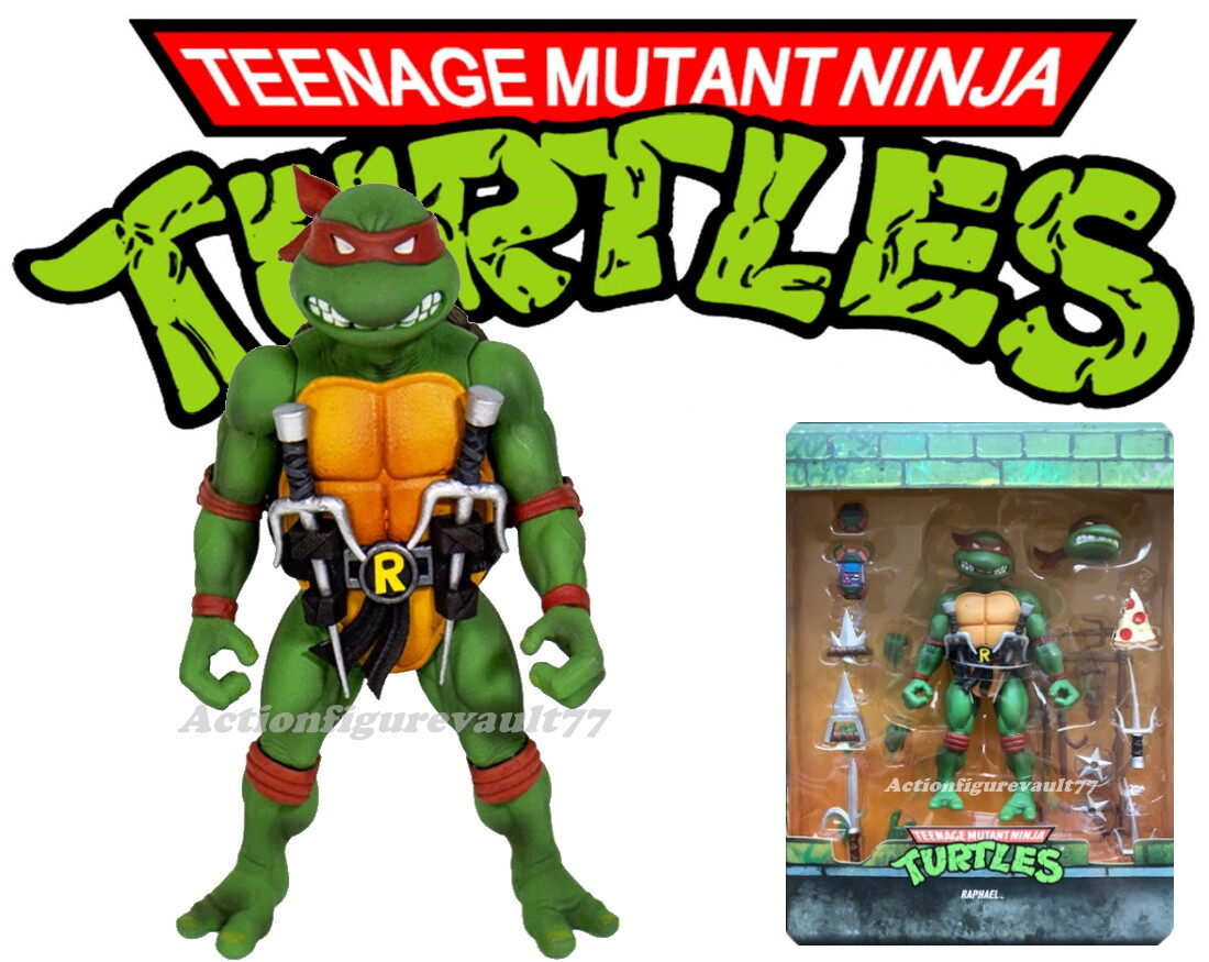 SUPER 7 Ninja Turtles TMNT Ultimates LEONARDO Raphael MICHELANGELO Donatello