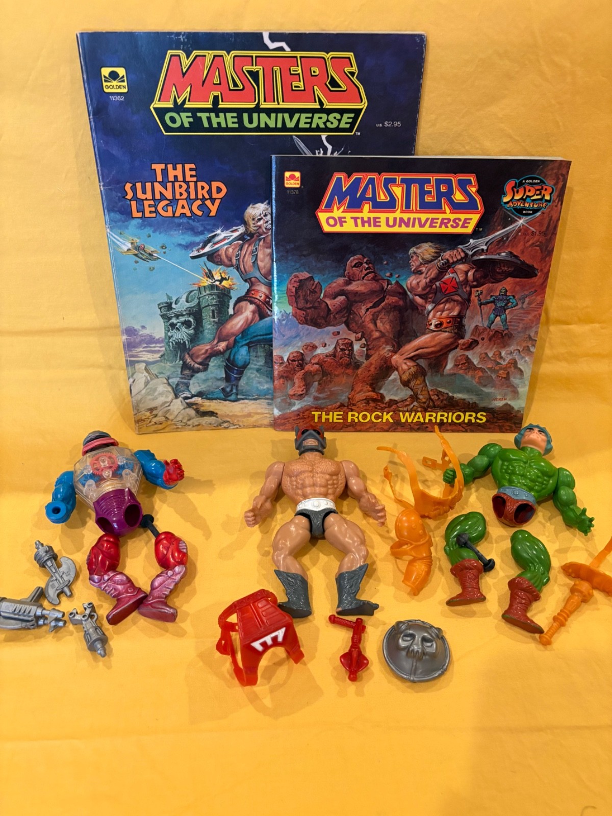 Masters of the Universe comic books, figures, accessories