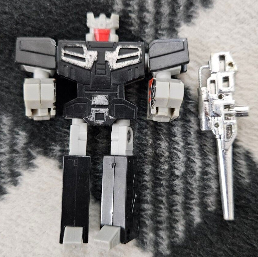 Transformers G1 Rewind w/One Gun Only Excellent 1986