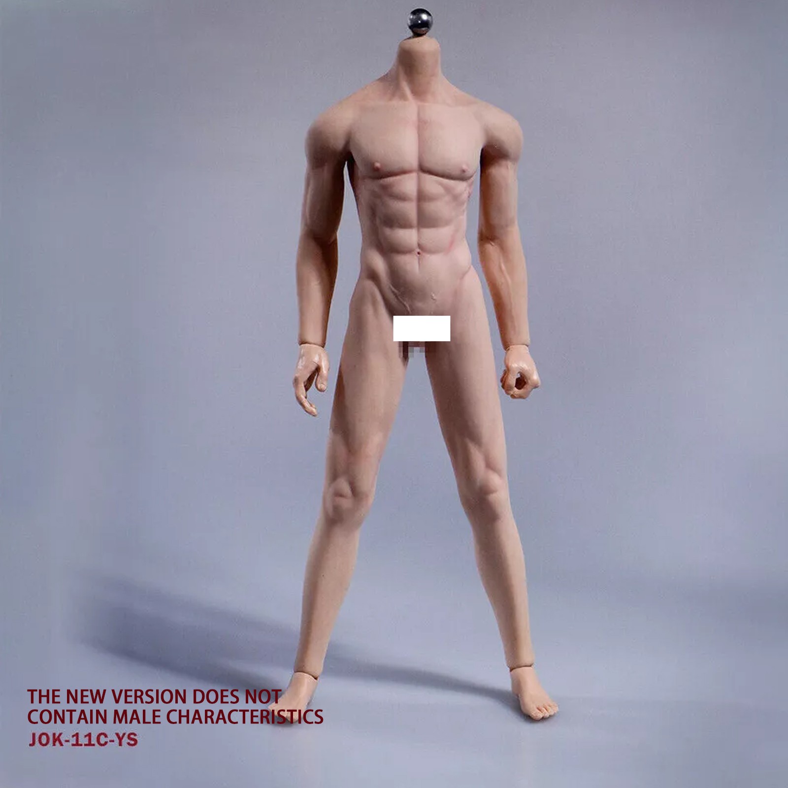 JIAOU DOLL 1/6 Seamless Male Body Doll Male Figure Fit 12&Prime; ForPhicen Hot Toys